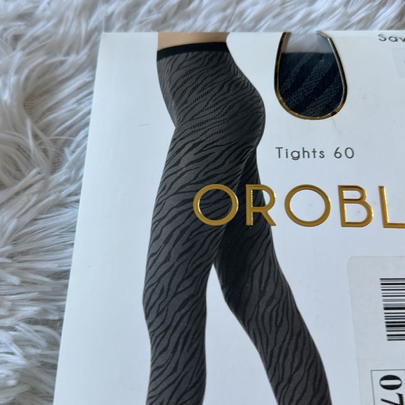 Oroblu Savannah Pattern Opaque Tights - Picture 6 of 8